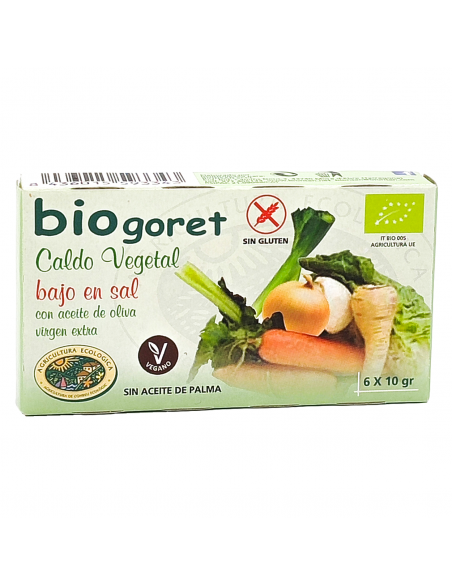 copy of Cubitos de Caldo de Verduras Ecológico Bajo en Sal Ecológico (6 x 11gr) Bionsan