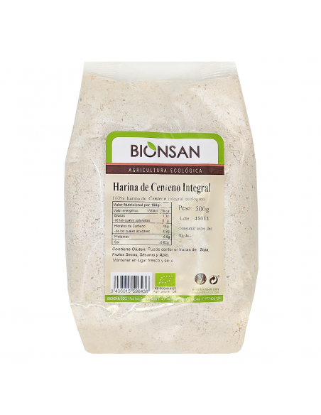 copy of Harina de Centeno Integral Ecológica 500gr Bionsan