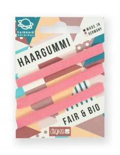 Pack de 3 Gomas para el pelo/ Coleteros Rosa