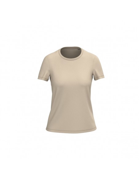 Camiseta entallada de algodón orgánico para mujer