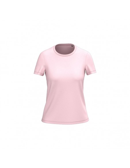Camiseta entallada de algodón orgánico para mujer