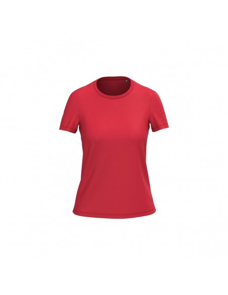Camiseta entallada de algodón orgánico para mujer