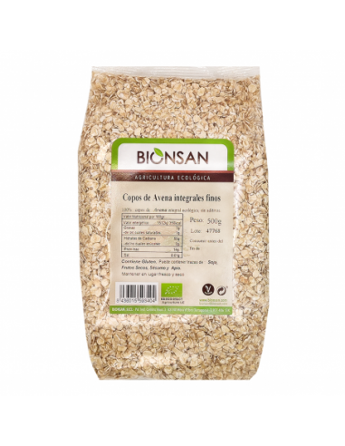 copy of Copos de Avena Finos Ecológicos de Proximidad 500gr Bionsan