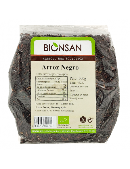 copy of Arroz Negro Ecológico 500gr Bionsan
