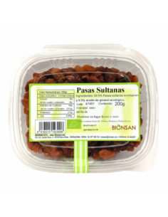 copy of Pasas Sultanas Ecológicas 200gr Bionsan