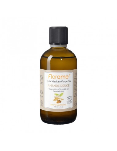 Aceite vegetal de Almendras dulces 50 ml. 100 % Bio Florame