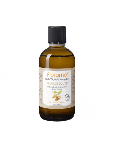 Aceite vegetal de Almendras dulces 50 ml. 100 % Bio Florame