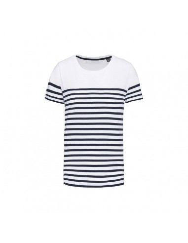 Camiseta marinera algodón orgánico mujer