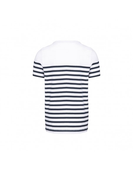 Camiseta marinera algodón orgánico mujer