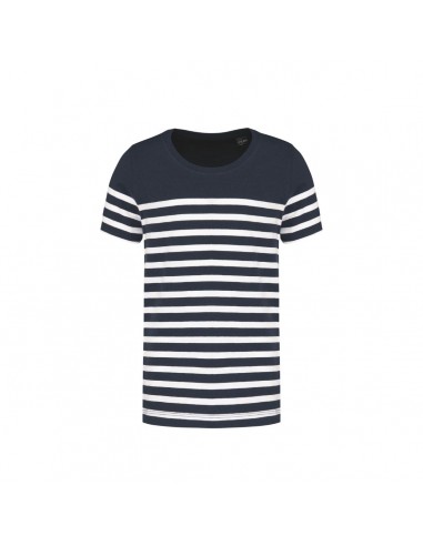 Camiseta marinera algodón orgánico mujer