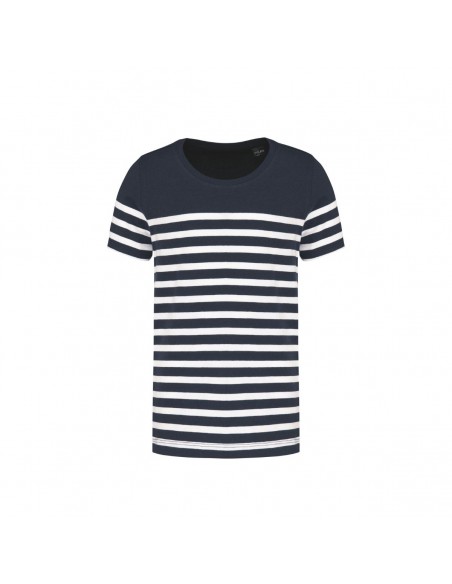 Camiseta marinera algodón orgánico mujer