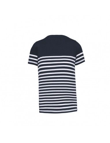 Camiseta marinera algodón orgánico mujer