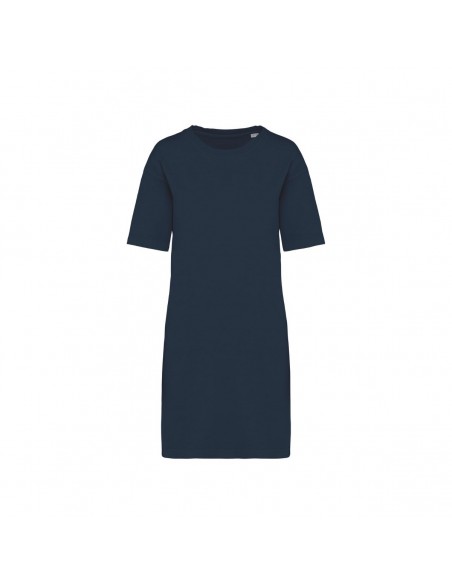Vestido tipo camiseta efecto lavado