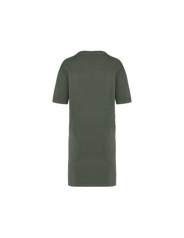 Vestido tipo camiseta efecto lavado