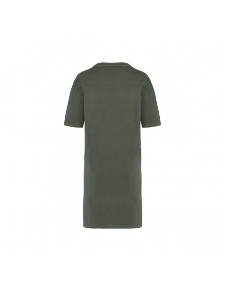 Vestido tipo camiseta efecto lavado
