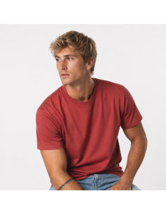 Camiseta básica de algodón orgánico hombre
