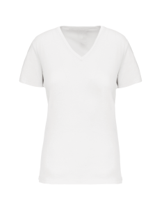 Camiseta cuello de pico BIO Mujer Natuhral 2