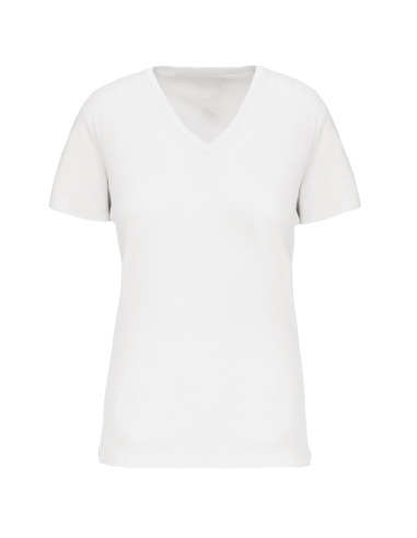 Camiseta cuello de pico BIO Mujer Natuhral