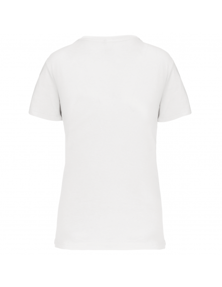 Camiseta cuello de pico BIO Mujer Natuhral