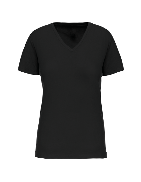 Camiseta cuello de pico BIO Mujer Natuhral