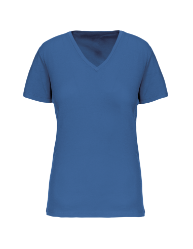 Camiseta cuello de pico BIO Mujer Natuhral