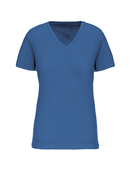 Camiseta cuello de pico BIO Mujer Natuhral