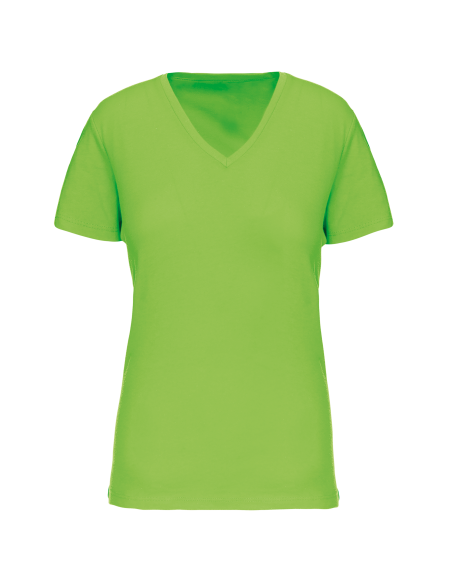 Camiseta cuello de pico BIO Mujer Natuhral