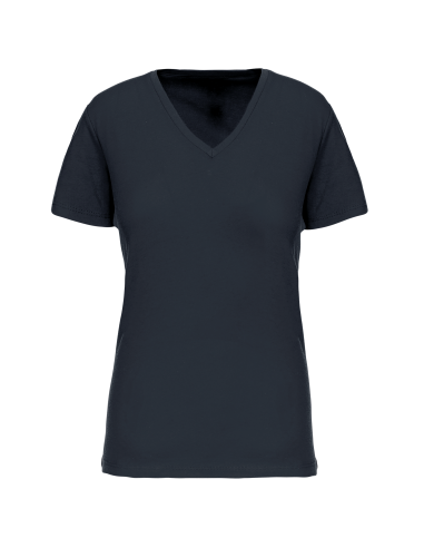Camiseta cuello de pico BIO Mujer Natuhral