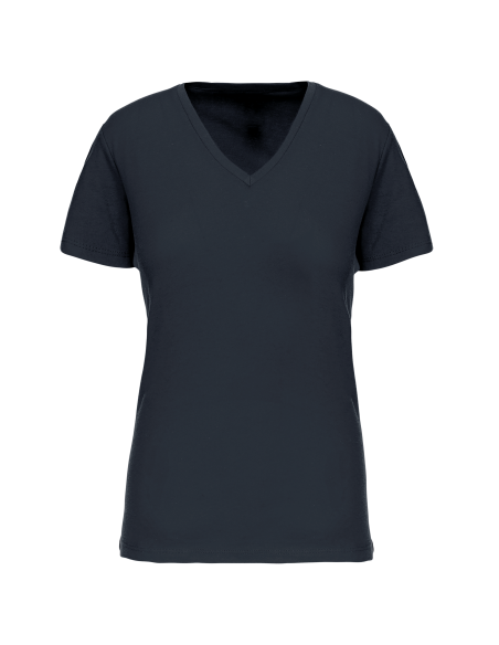 Camiseta cuello de pico BIO Mujer Natuhral