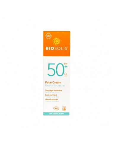 Crema protección solar facial SPF50+ 50 ml. Biosolis