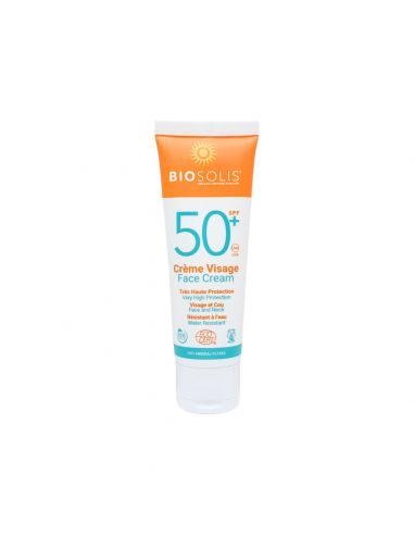 Crema protección solar facial SPF50+ 50 ml. Biosolis Biosolis