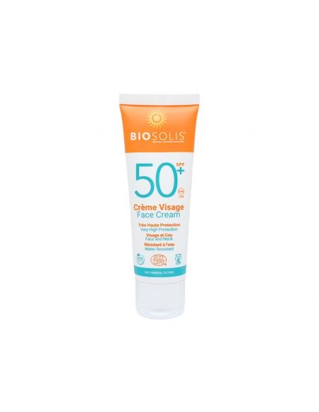 Crema protección solar facial SPF50+ 50 ml. Biosolis Biosolis