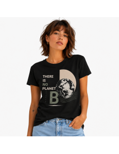 Camiseta de algodón orgánico mujer "No Planet B" Natuhral