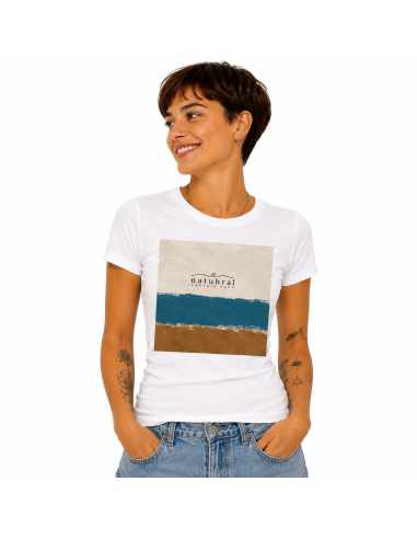 Camiseta de algodón orgánico mujer "Tierra" Natuhral