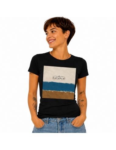 Camiseta de algodón orgánico mujer "Tierra" Natuhral