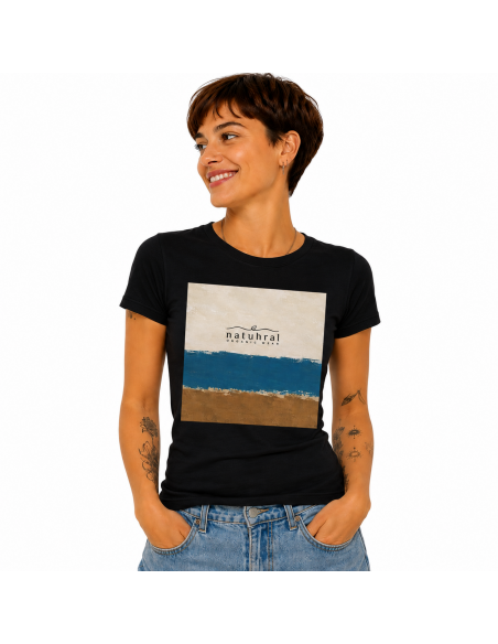 Camiseta de algodón orgánico mujer "Tierra" Natuhral