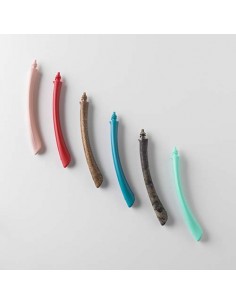 Cepillo de dientes con cabeza reemplazable Edith- Soft rosa Bioseptyl 2