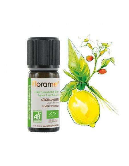 Aceite esencial de  ralladura de Limón (expresado) (citrus lemon) Florame