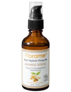Aceite vegetal de Almendras dulces 50 ml. 100 % Bio Florame